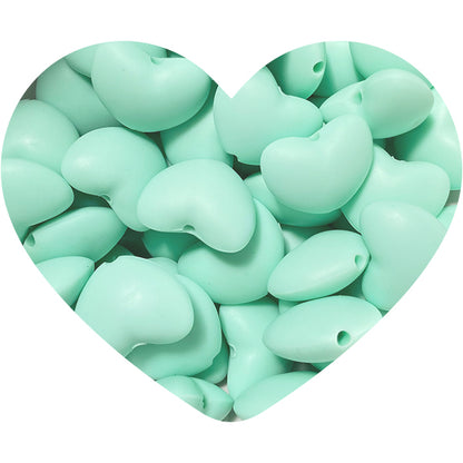 Silicone Valentine's Heart Bead