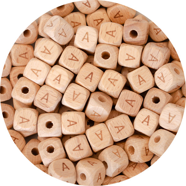 12mm Wooden Square Alphabet Starter Kit - 125 letters