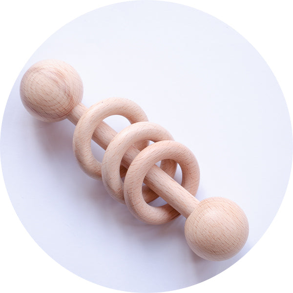 Ili Rattle Wooden Rattle – LooLoo Chews