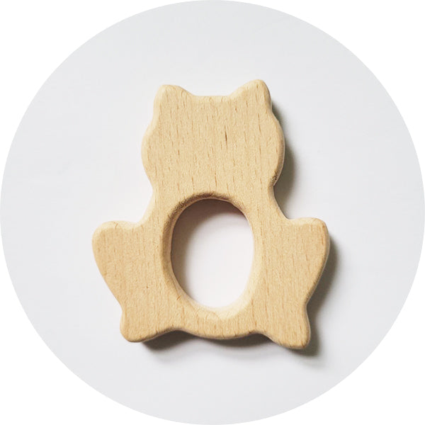 Beech Wooden Teether - Frog