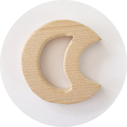 Beech Wooden Teether - Moon